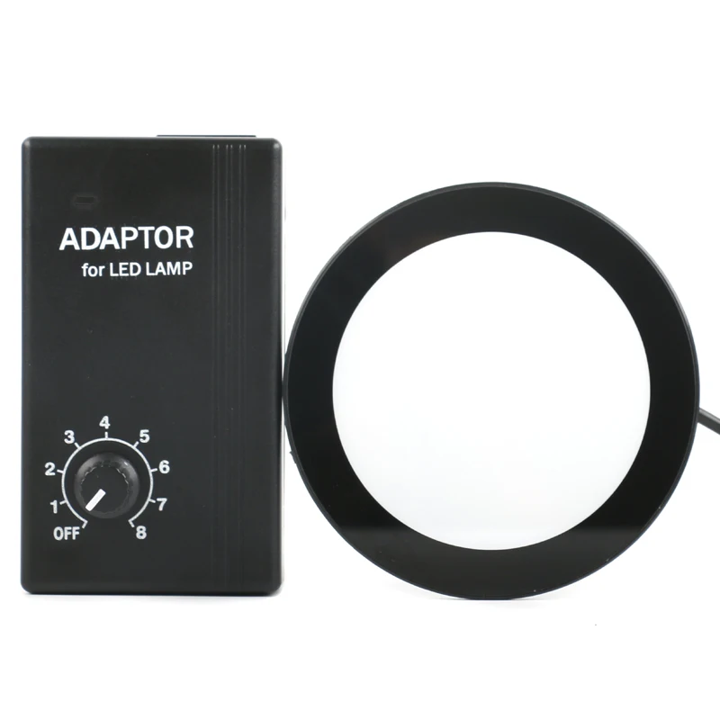 6W SMT 72mm Vision Microscope Circular Transmitted Light Source Stage Super Thin Back Light LED Illumination Lamp Bottom Light
