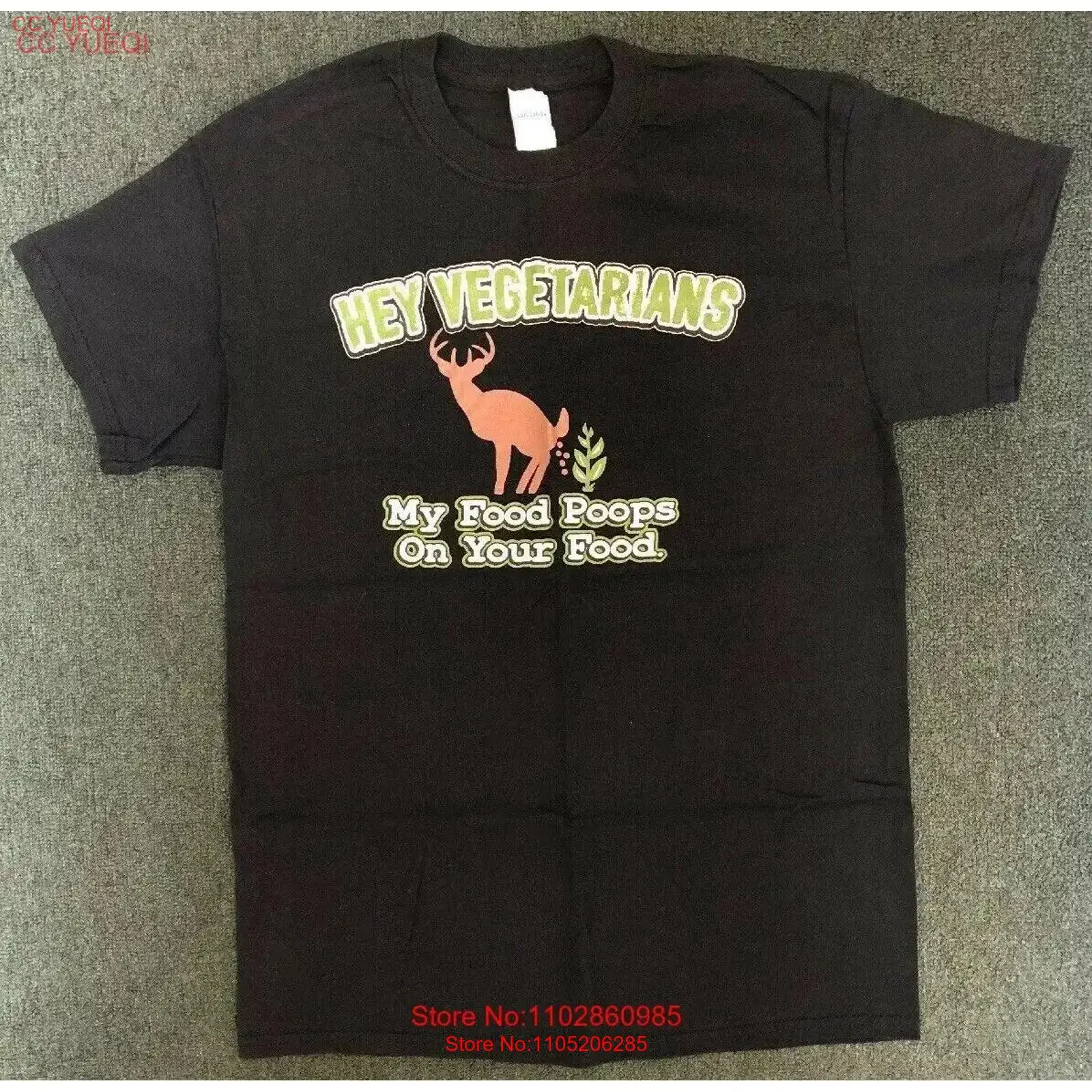 

Вегетарианты Мои продукты питания на вашей мужской футболку с охотничьим мясом и оленем, винтажная стираная дышащая модная футболка с рисунком, слегка универсальная