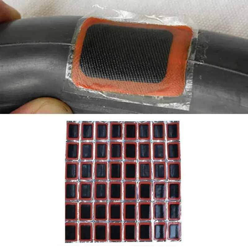 48pcs/set Rubber Puncture Patch Motorcycle Bicycle Tire Repair Patch Inner Tube Puncture Quick Repair Tool Bicycle Accessories view 6