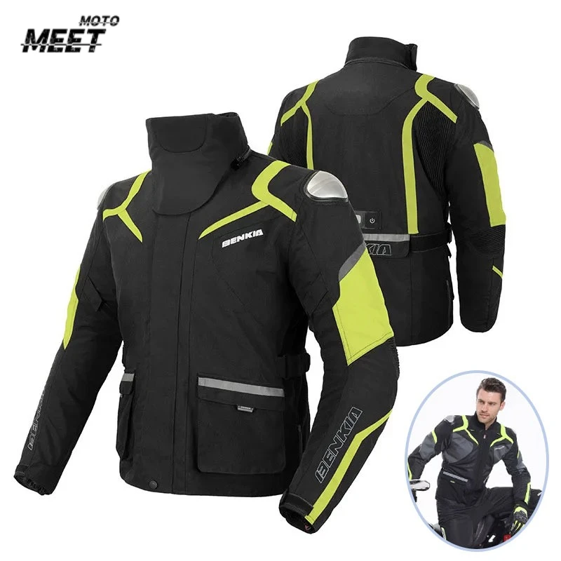 

Motorcycle Jacket Cold-proof Waterproof Warm Motocross Cycling Jackets Men Women Motorbike Overcoat Off-road Chaqueta