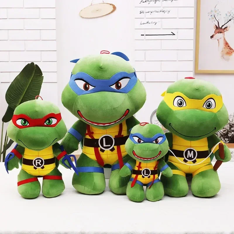 25cm-65cm Classic Movie Teenage Mutant Ninja Turtles Plush Toy Cute Creative Doll With Big Eyes Presents For Girl And Boy toys