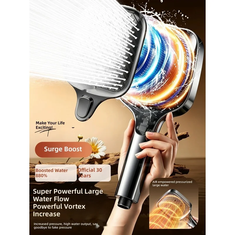Ultra‑powerful pressurized showerhead, complete bathing set, household bathroom heater and showerhead combo.