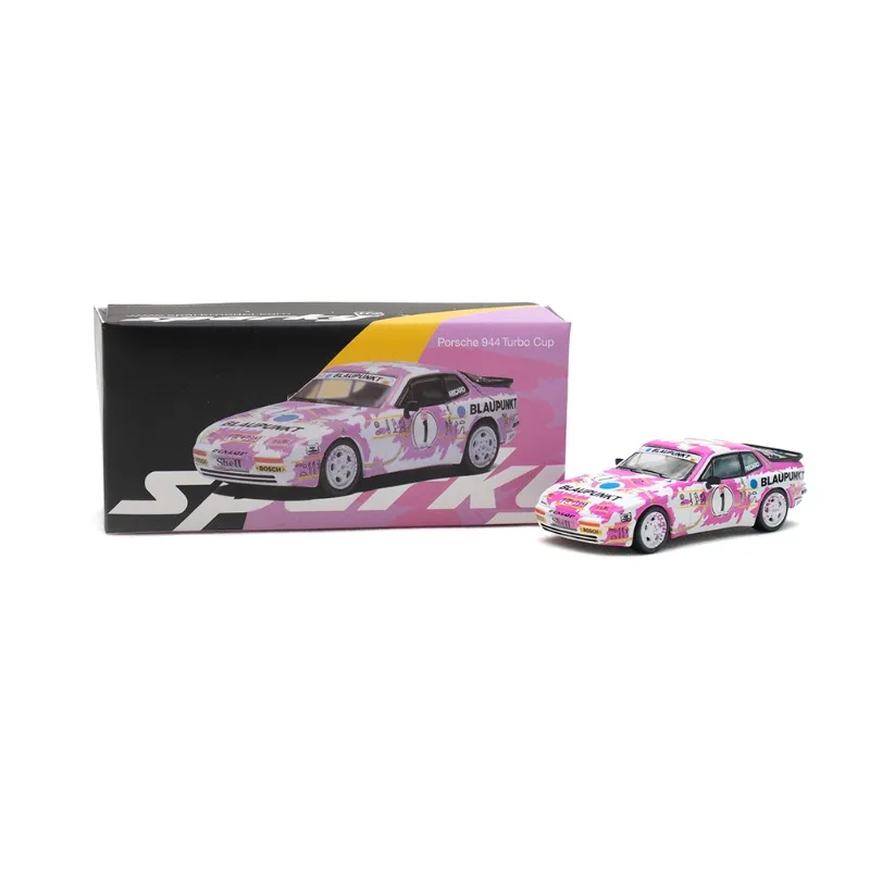 Spark 1:64 Porsche 944 Turbo Cup, Modelo de Aleación Fundida a Presión, Colección de Regalos, Envío Inmediato