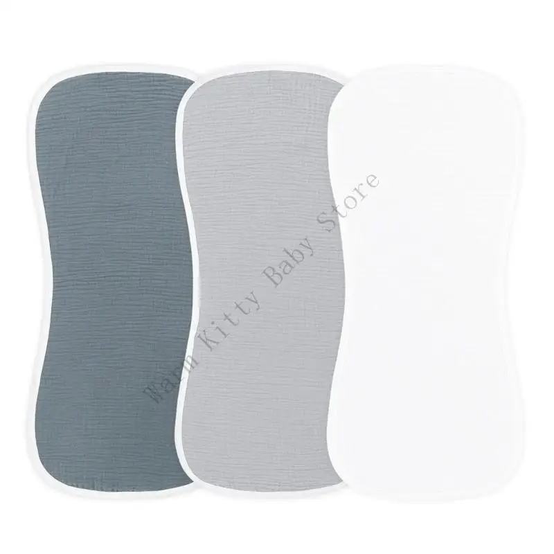 XXFE وسادة لعاب التسنين، منشفة الرضاعة، قماش ناعم ماص، منشفة لعاب قابلة للتنفس