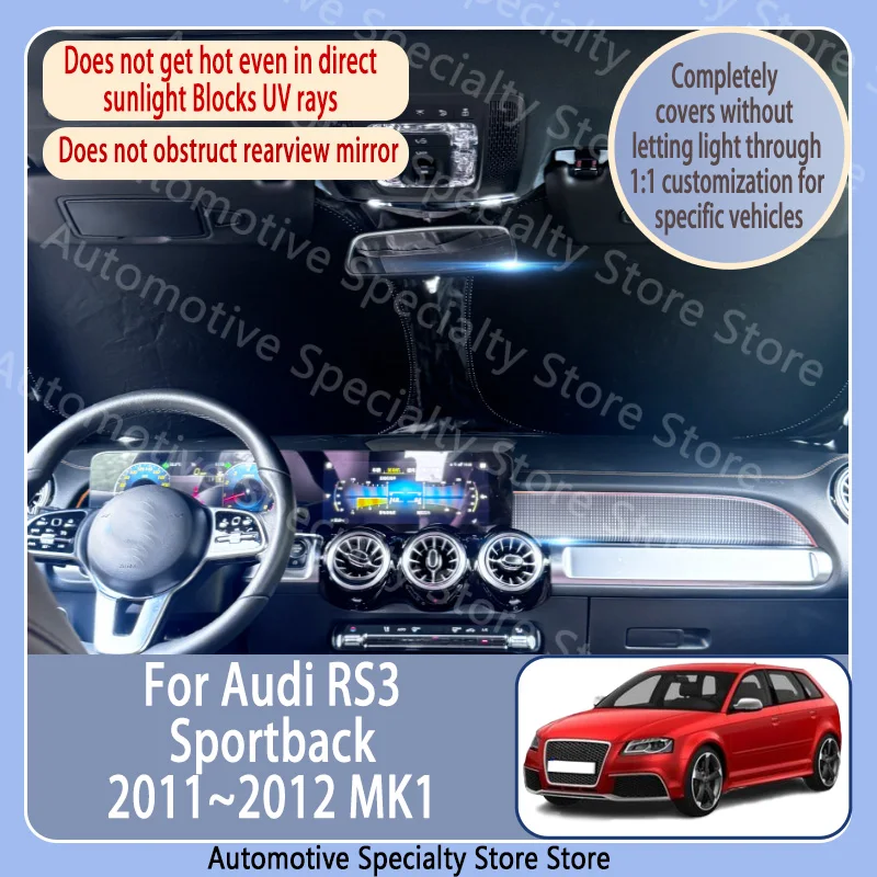 For Audi RS3 Sportback 2011~2012 Car Front Windshield Sunshade Privacy curtain Car Heat Sun Visor High quality Auto Accessories