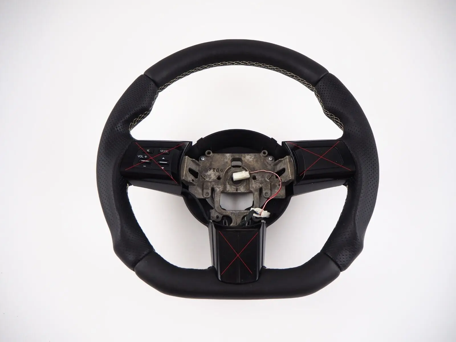 For MAZDA MX-5 Mk3 III NC RX-8 R3 Flat Bottom Steering Wheel Included MX5 Miata