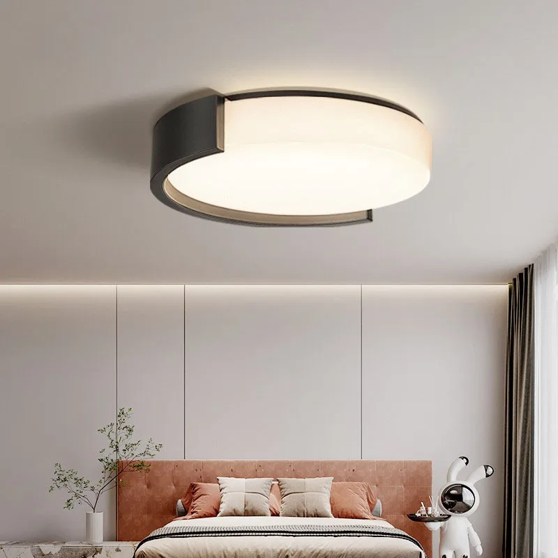 Warm Romantic LED Ceiling Lights Fashion Creative Round Lamps for Bedroom Study Room Simple Modern Lighting Fixtures Home Decor