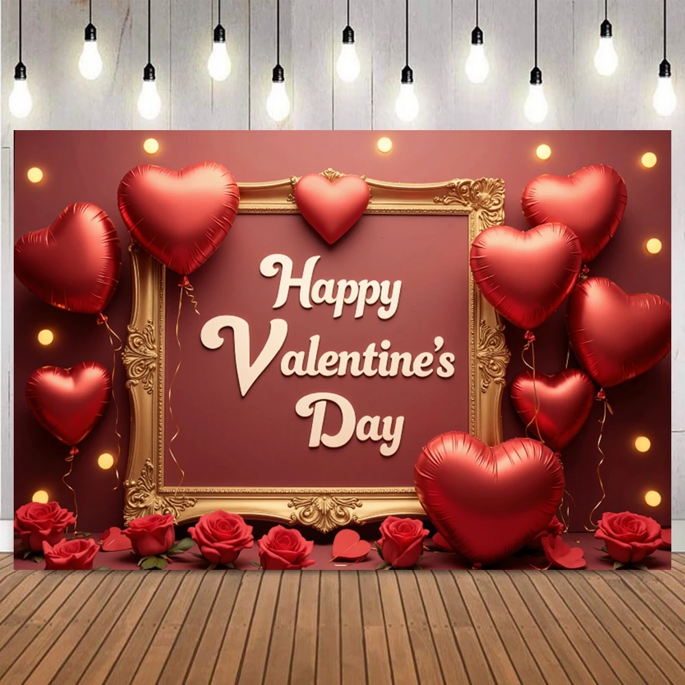 Photography Date - Selamat Hari Valentine Bingkai Foto Emas