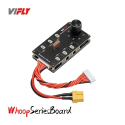 Scheda di ricarica per bilanciamento della scheda serie VIFLY Whoop Batteria LIPO a 6 porte 1S Ingresso XT60 PH2.0 BT2.0