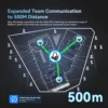 SYNCO Xtalk Xpro 무선 인터콤 시스템, 전이중 싱글 이어 리덕션 원격 헤드셋, Boradcast X1 X2 X3 X5, 2.4GHz 3