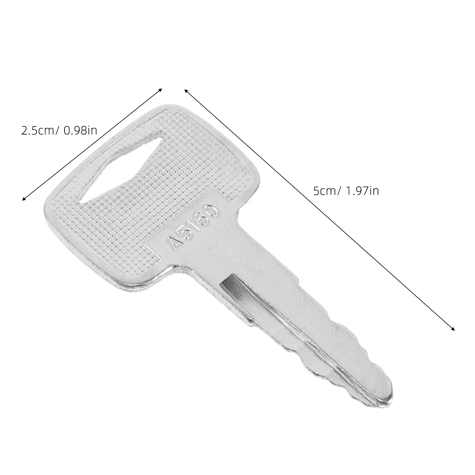 10Pcs Forklift Keys Ignition Starter Key Set for Heavy Machinery Construction Equipment Reliable Operation Secure Access Quick