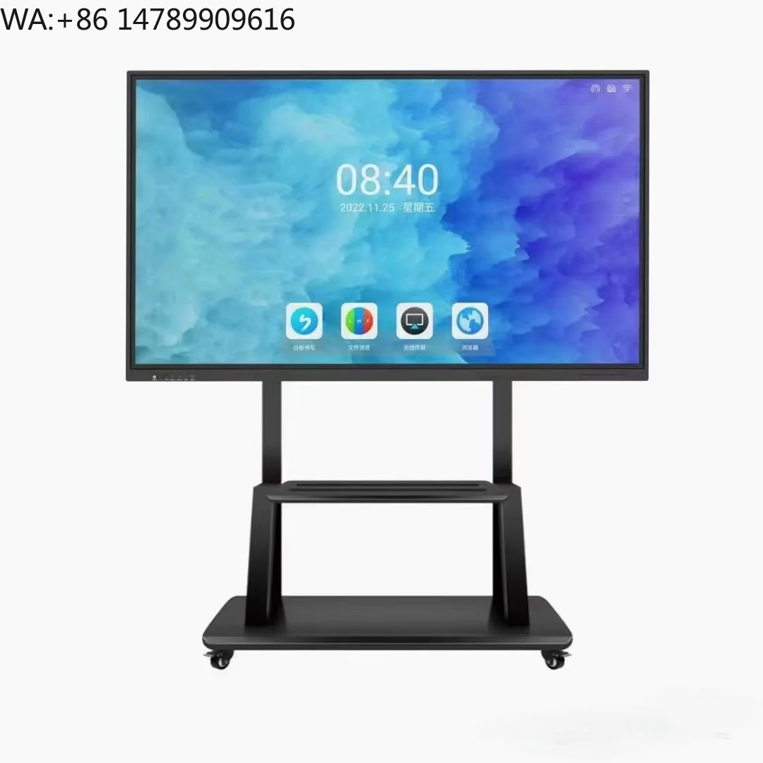 Pantallas LED Personalizadas con Protección Impermeable, Pizarra Electrónica de 55 Pulgadas, Pantalla para Sala de Reuniones, Educación Interactiva 4K