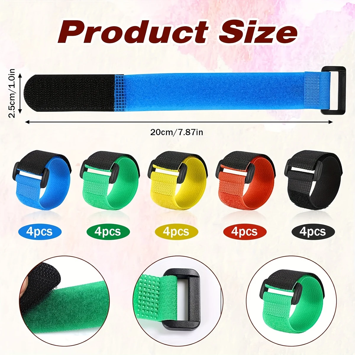 10/20 قطعة الصيد رود التعادل حامل حزام الحمالة السحابة هوك حلقة العلاقات حزام الصيد رود الربط التفاف الفرقة في الهواء الطلق الأسماك أداة