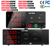 30V30A 60V30A Adjustable DC Power Supply 100V10A 20A Laboratory Voltage Regulator Switching Power Supply KUAIQU