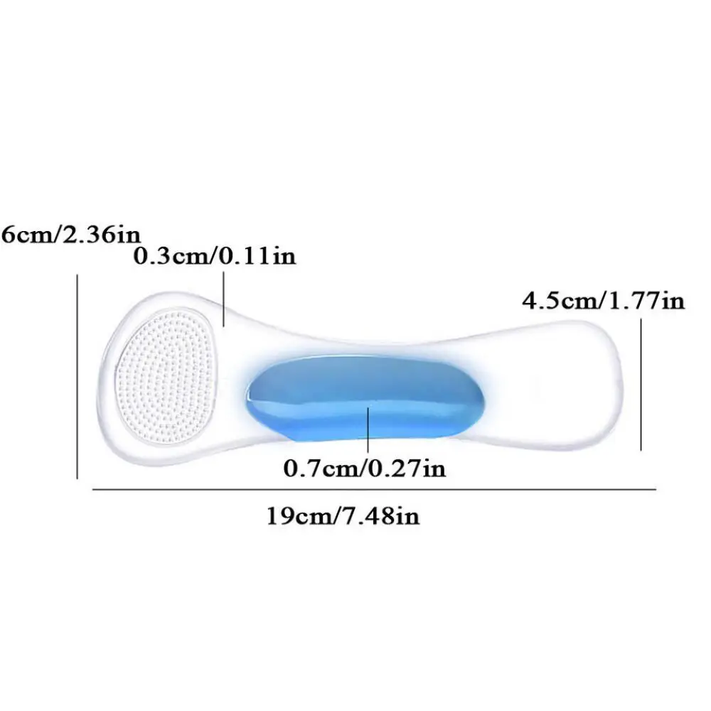 Anti Slip Gel Sole Pads New Arch Support Transparent Sandal Shoe Gel Insoles Pain Relief Foot Care Gel Cushion Insole