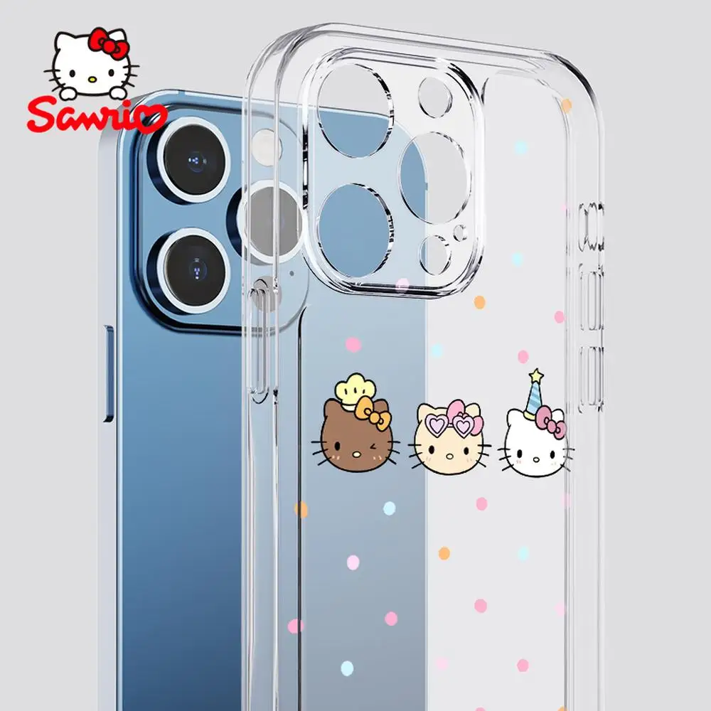 

Sanrio Hellokitty Iphone Cases Iphone 16/15/14/13/12/11/x/xs/xs Max Woman Iphone 13 Case Hello Kitty Anime Accessory