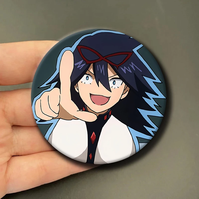 58mm Anime Character Nemuri Kayama Soft Button Pin Midnight Cartoon Brooch Creative Badge for Backpack Clothes Decoration Gift