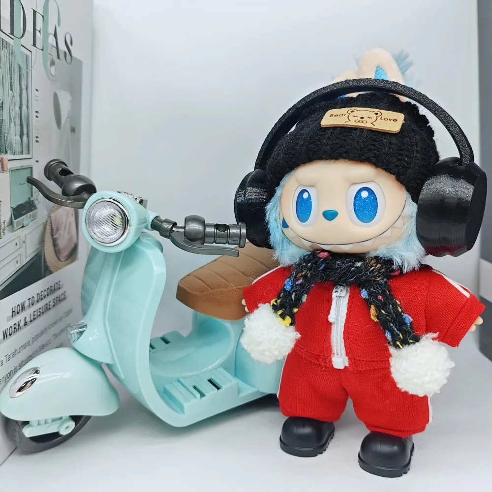 لمجموعة ملابس Labubu مقاس 17 سم، مجموعة ملابس صغيرة لطيفة مصنوعة يدويًا من labubu، هدية ماركة مصممة على الموضة المتقدمة #5