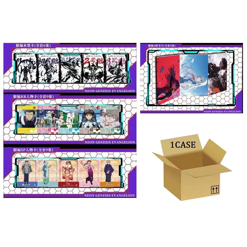 

Wholesales Neon Genesis Evangelion Collection Card High-end Limited Edition Stamp TCG Anime Gift Collection Trading Cards