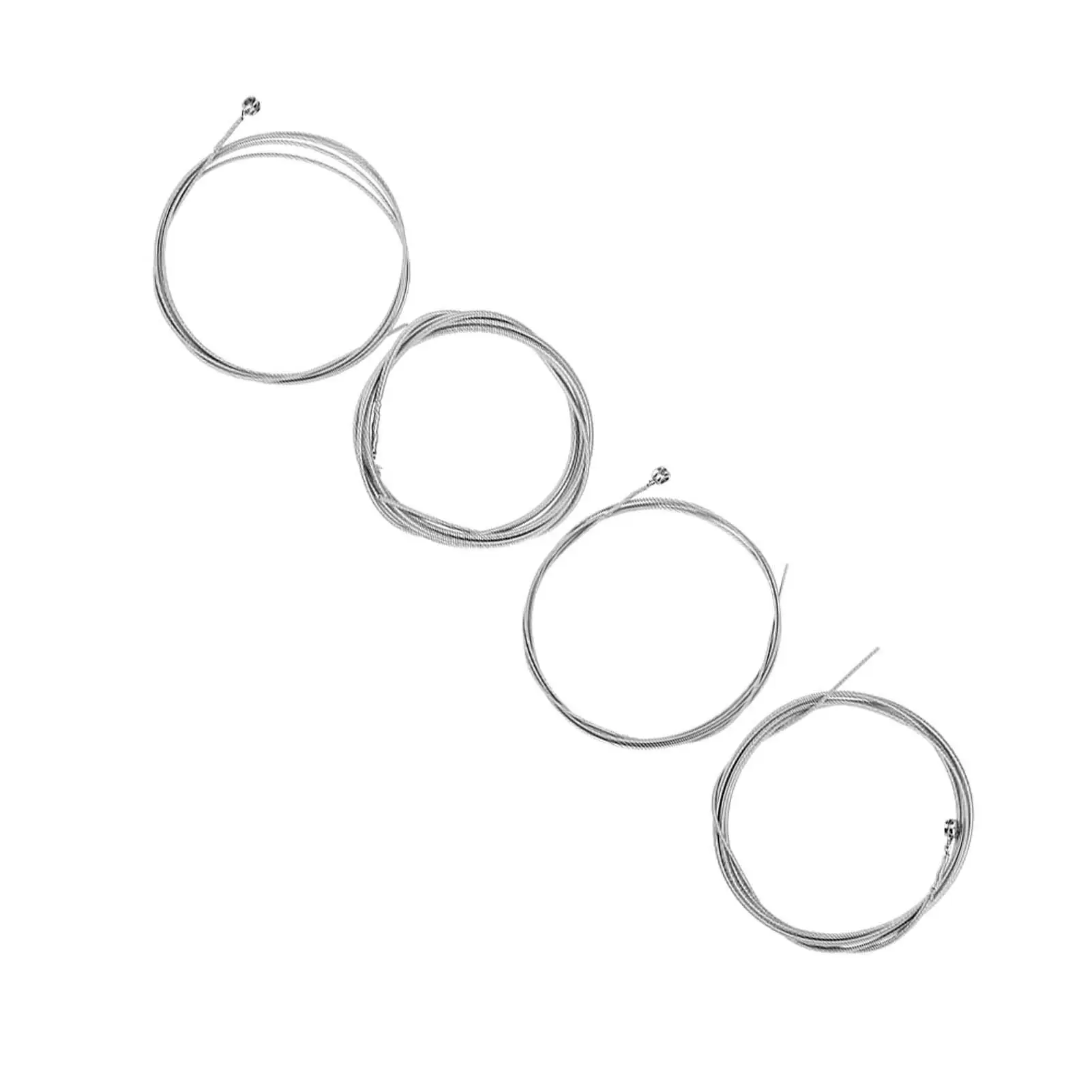 Set di corde per basso elettrico a 4 corde-1mm, 1.4mm, 2mm, 2.5mm, finitura liscia antiruggine, accessorio per strumenti