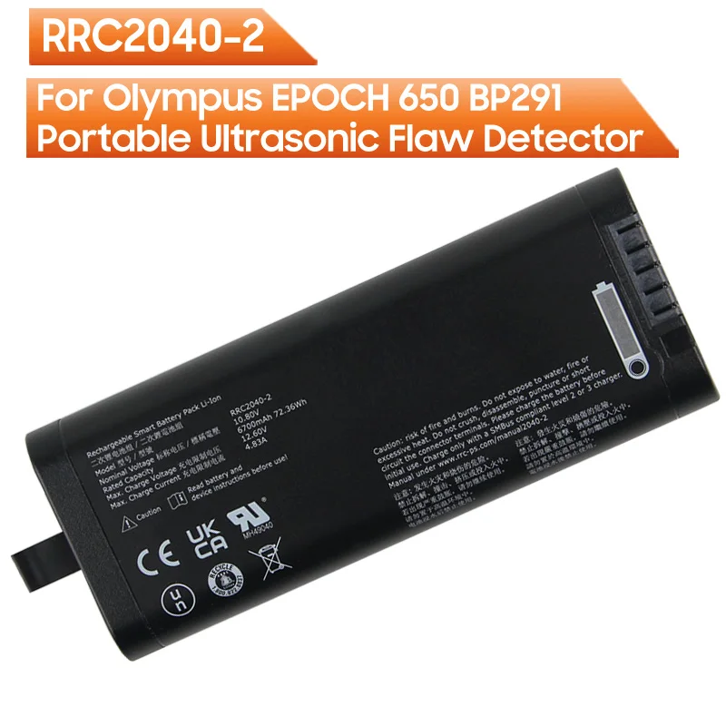 RRC2040-2 6700mAh Premium Quality Battery For Olympus EPOCH 650 BP291 Portable Ultrasonic Flaw Detector