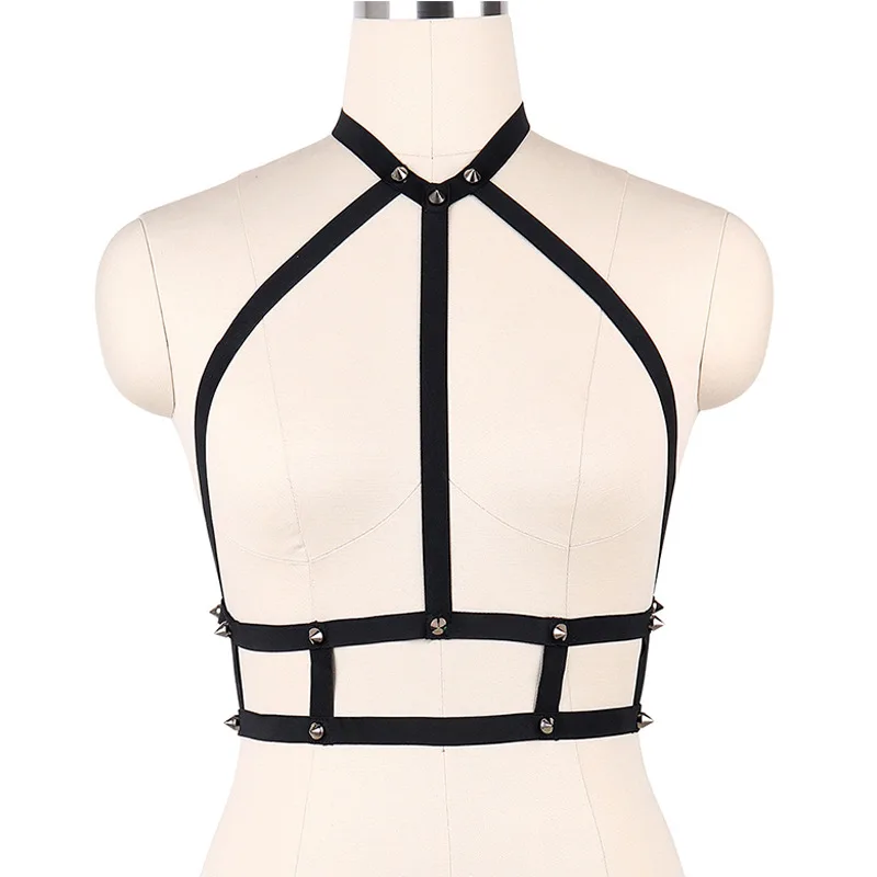 

Sexy Lingerie Harness Women's Underwear Body Corset Sword Belt Erotic Goth Festival Rave Wear Punk Garters Fetish Suspender Belt
