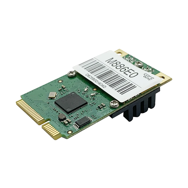 Imagem -05 - Wifi Dedicado Cartão de Expansão Mini Pcie Dissipador de Calor Qca9886 Qca988626 Ieee802.11a n ac Wave2 2x2 Mimo 866mbps Mmcx 5g 5.8g