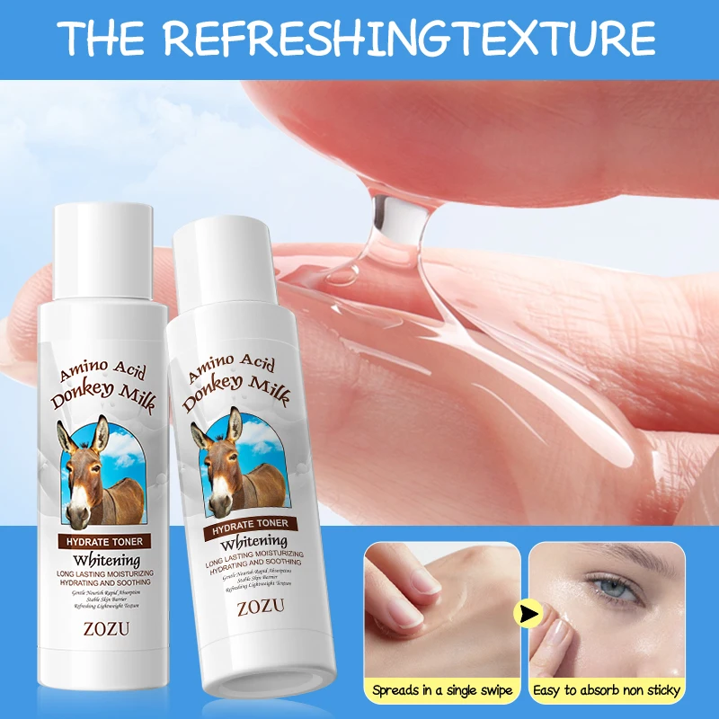 

Zozu Donkey Milk Toner Moisturizing Concealer Donkey Darkness Makeup Spray Skincare Foundation Improve Products Milk M4f5