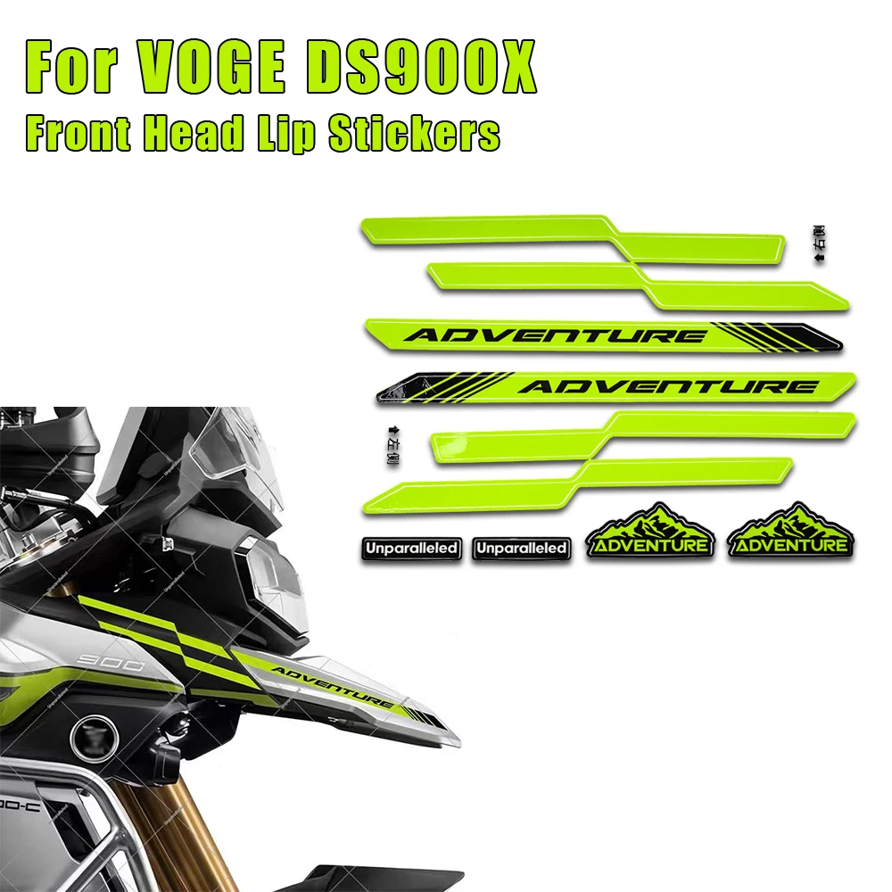 

Motorcycle Stickers for VOGE DS900X Adventure DS 900 X 900DSX Head Lip Moto Locomotive Front Sticker Scratch Decals Protector