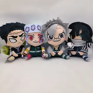 Anime Demon Slayer Mainan Mewah Tokoh Kartun Kyoumei Iguro Obanai Sanemi Uzui Tengen Boneka Boneka Mainan Mewah Anak-anak Bir 10 penjualan terbaik sanemi plush - №