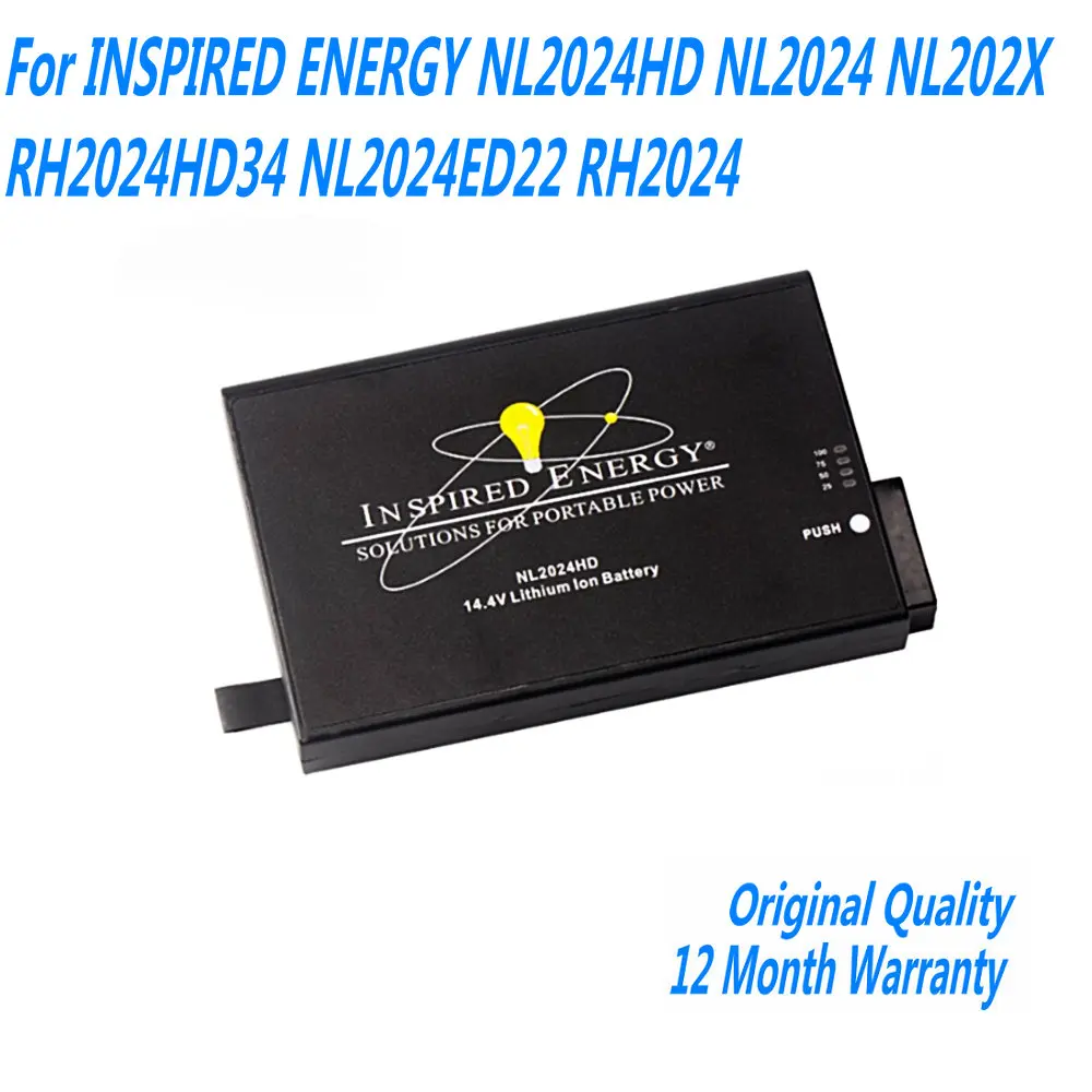 

14.4V 95WH/6600mAh NL2024HD Battery For INSPIRED ENERGY NL2024HD NL2024 NL202X RH2024HD34 NL2024ED22 RH2024