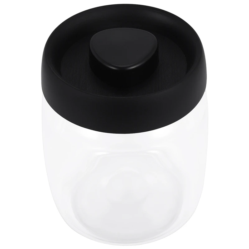 コーヒーキャニスターコーヒー豆保存容器ガラス真空瓶密封された北欧キッチン収納スナック