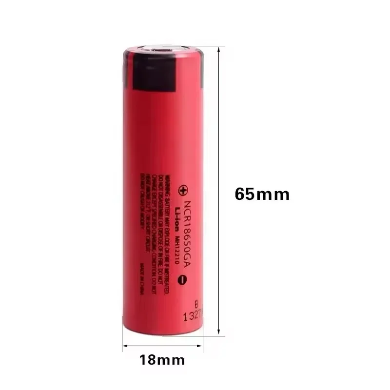 18650 NCR 18650 GA 3.7V 3500mAh Rechargeable Li-ion Battery 30A Discharge, for Toys Tools Flashlight Battery