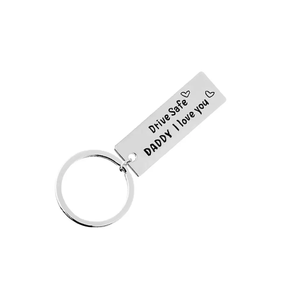 

Car Keychain Drive Safe Keyring Hypoallergenic Durable Gift for Dad Birthday Christmas Thanksgiving Present Jewelry