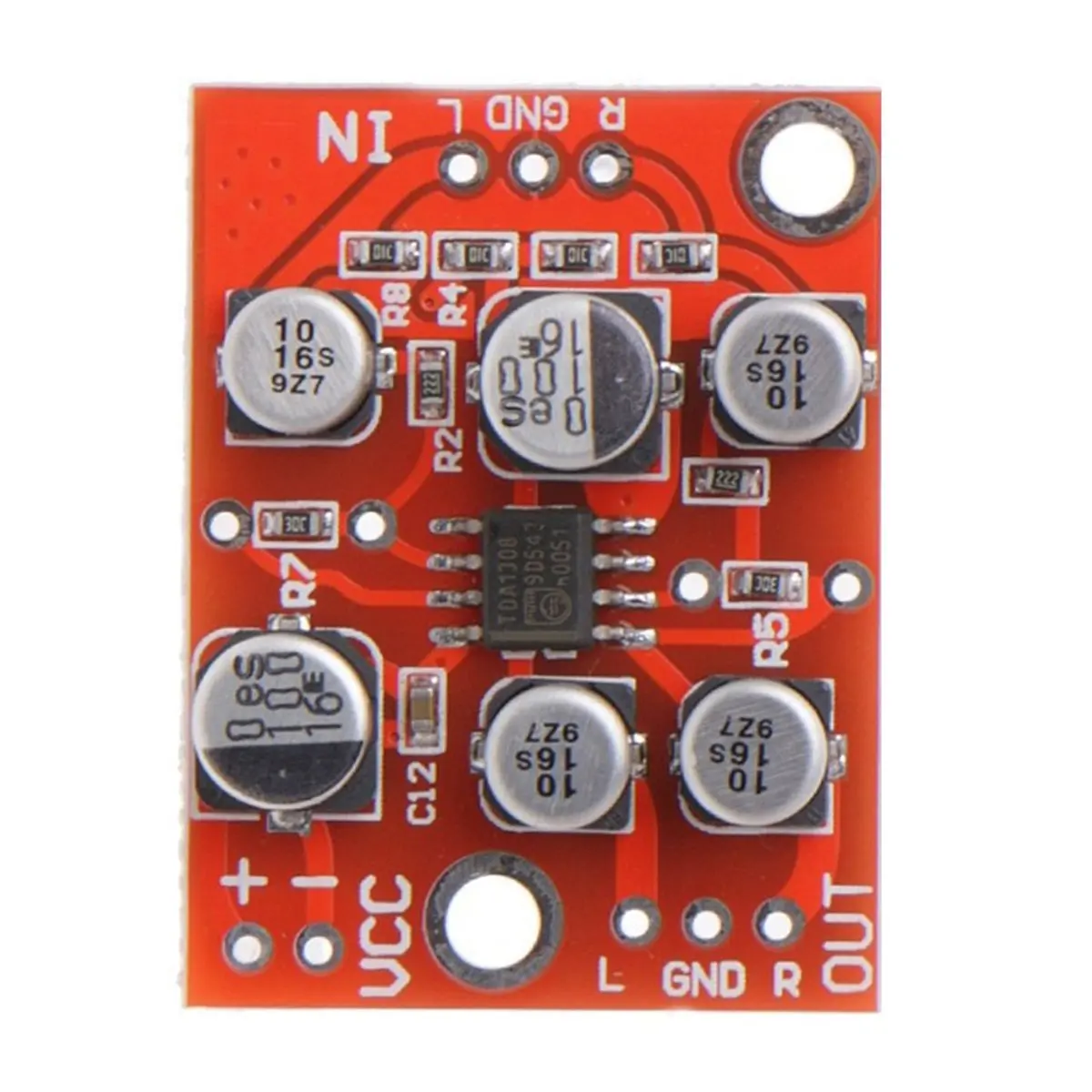 5 قطعة تيار مستمر 5 فولت-15 فولت AD828 ستيريو Preamp المضخم وحدة أمبير وحدة ميكروفون Preamp وحدة