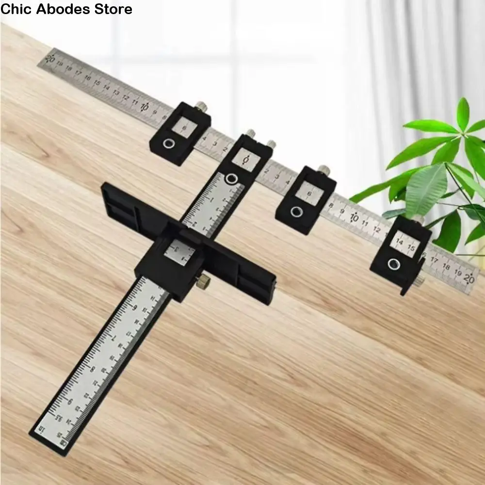 

Woodworking Corrosion Resistant Drill Guide High Strength Precision Hole Punch Jig Adjustment Hardness Center Drill Bit Cabinet