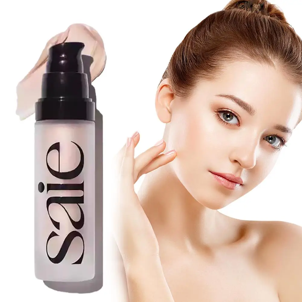 Saie Liquid Highlighter Intense Shimmer Starglow Face Shadow Contour Srinking Pore Powder Finish Luminizer Foundation Makeup