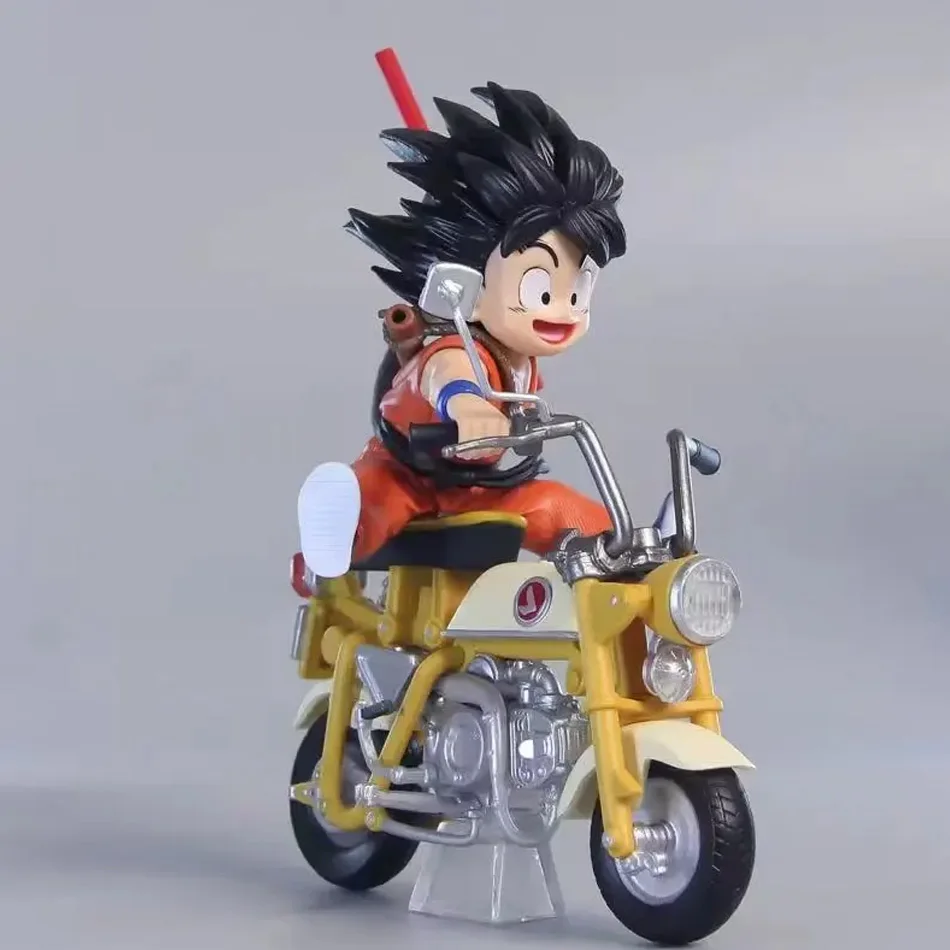 Neue 13cm Dragon Ball Z Anime-Figur Son Goku Master Roshi Motorräder PVC-Actionfigur Kame Sennin Motorrad Spielzeug für Kinder – Detail 5