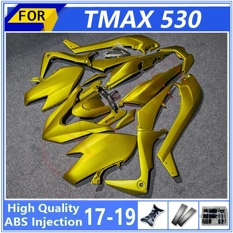 Carcasa de carenados de motocicleta de inyección ABS para Yamaha TMAX530 TMAX-530 2017 2018 2019 Kit de carenado TMAX 530 17 18 19 cubierta de marco de carrocería