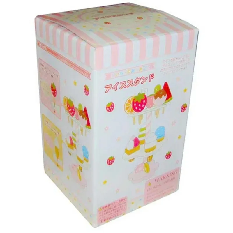 Simulated Wooden Ice Cream Toy Set Snow Playing House Ice Cream Cone Little Girl's Birthday Gift Play House Toy