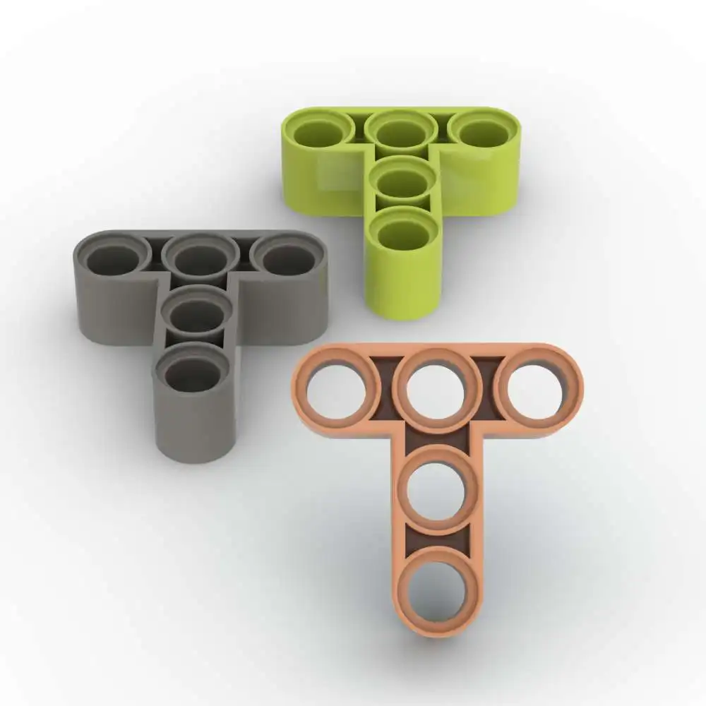 

MOC 10PCS 60484 Modified T-Shaped Thick 3x3 Brick Liftarm Attractive Adaptive Building Block Toy Adults Boys Special Day Gifts