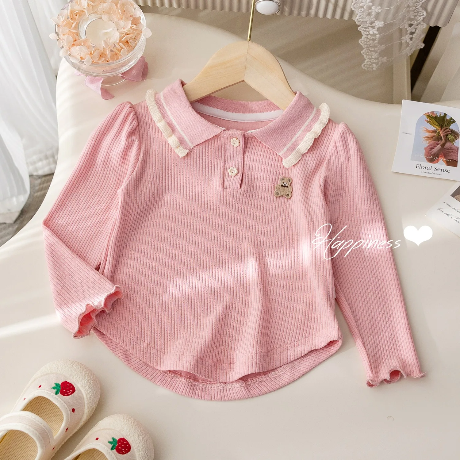 

Girls T-shirts Spring Autumn 2025 Children's Clothes Polo Shirts Tops For Baby Girl Outerwear T-shirt Kids Outfits Costume 5 6Y