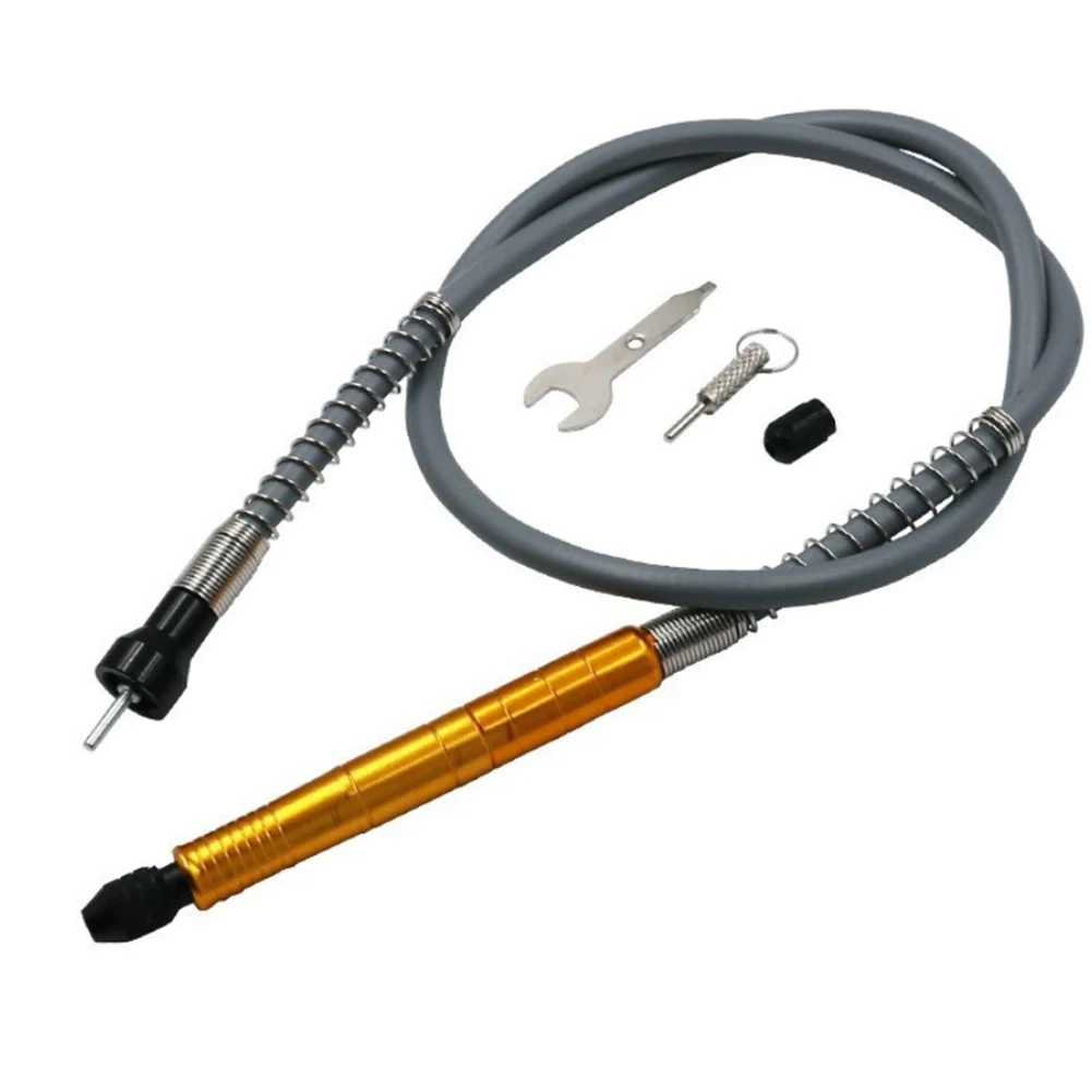 For Flexible Shaft Extension Cable Compatible with Standard for Power Drills and Rotary Tools Supporting 0.3mm to 3.2mm Bit