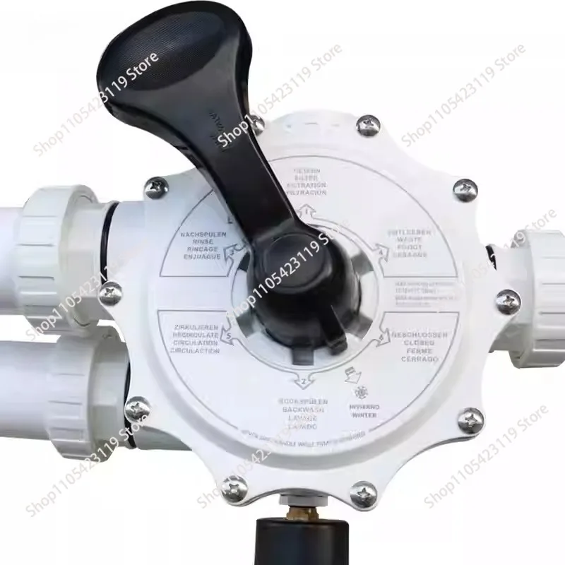 Swimming Pool Equipment Sand Tank Head, Sand Tank Filter Controller Six-way Valve, Water Circulation Filtration