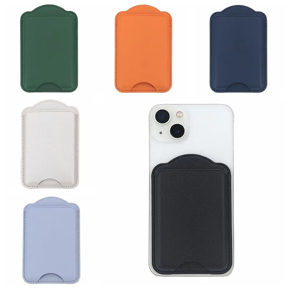Magsafe Magnetic Leather Wallet Case Anti-theft Accessories Mobile Phone Bag Cover Safety Phone Card Holder for Samsung/iPhone