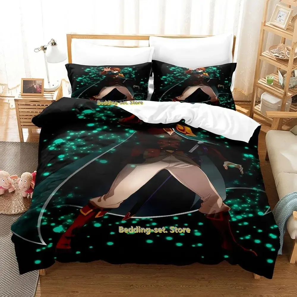 Redo of Healer Bedding Set Single Twin Full Queen King Size Bed Set Adult Kid Bedroom Duvetcover Sets Anime parure de lit Bed