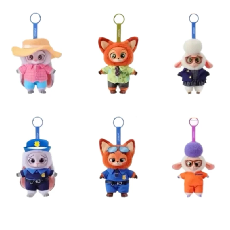 

New Crazy Zootopia Series Vinyl Pendant Blind Box Judy Nick Cartoon Anime Bagback Pendant Trendy Toy Collection Decoration Gift