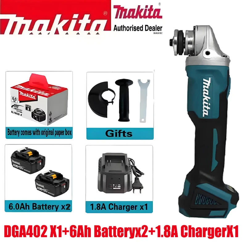 

DGA402 Angle Grinder Rechargeable Multifunctional Four-inch Lithium Battery Cutting Machine Electric Grinder
