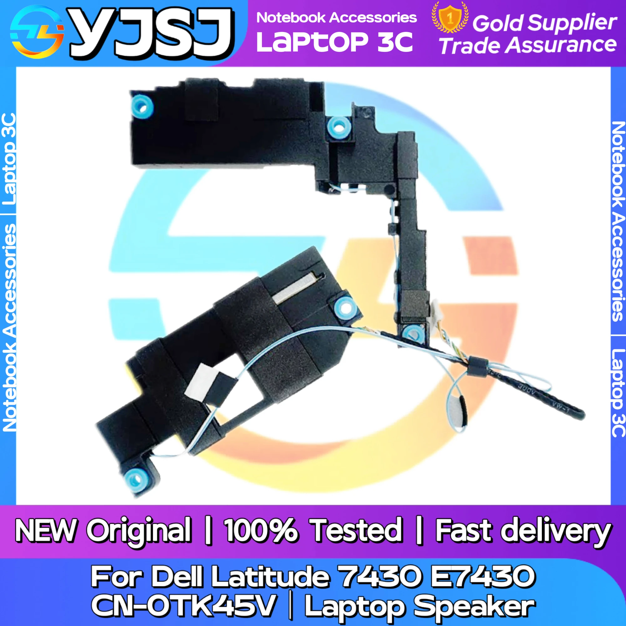 New Original Laptop Notebook Audio Speaker For DELL Latitude 7430 E7430 built-in speaker horn audio CN-02D9DY