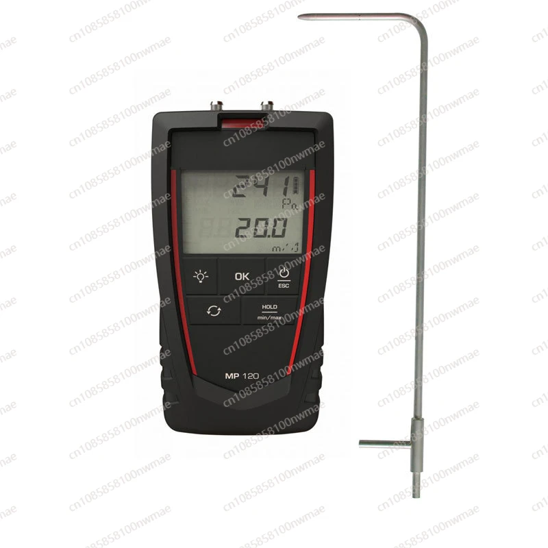 Handheld Differential Pressure Anemometer, Pitot Tube anemometer,  MP120 ANemometer